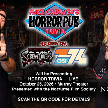 Mike and Betty Cadaver’s Horror Pub Trivia invades the Nocturne Film Society!